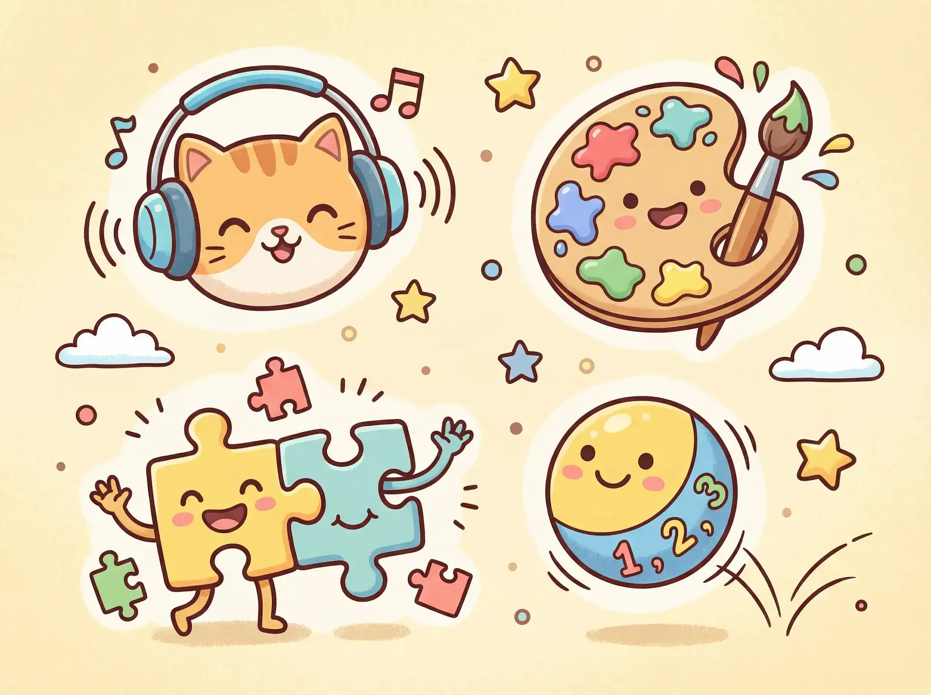 小朋友的手工作品 - 狐狸视频 益智创作